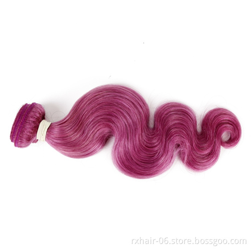 Hot Sale Fast Shipping Body Wave Purple 99j Human Hair Bundles